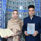 Leyla Əliyeva Yevlaxda Cümə məscidini ziyarət etdi
