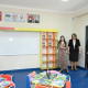 Leyla Əliyeva Yevlaxda məktəb binasının açılışında iştirak etdi Leyla Əliyeva Yevlaxda məktəb binasının açılışında iştirak etdi