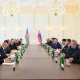 İlham Əliyevin Şuşada Slovakiya Prezidenti ilə geniş tərkibdə görüşü olub İlham Əliyevin Şuşada Slovakiya Prezidenti ilə geniş tərkibdə görüşü olub
