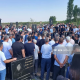 Odessa yaxınlığında vurulan gəminin kapitanı dəfn edildi Odessa yaxınlığında vurulan gəminin kapitanı dəfn edildi
