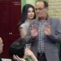 Elşad Qarayevin onu öpməsinə icazə vermədi - VİDEO